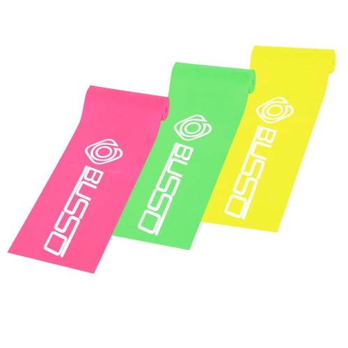 BLS-45 Busso 3'lü Pilates Lastiği 90 cm*7,5 cm BLS-45 Busso 3'lü Pilates Lastiği 90 cm*7,5 cm